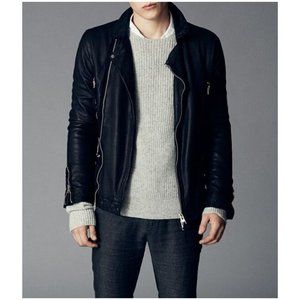 AllSaints Peyto Leather Biker Jacket